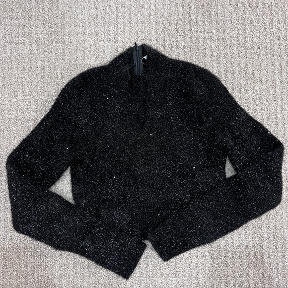 Versus Versace metallic knit black never worn XS - Picture 1 of 4